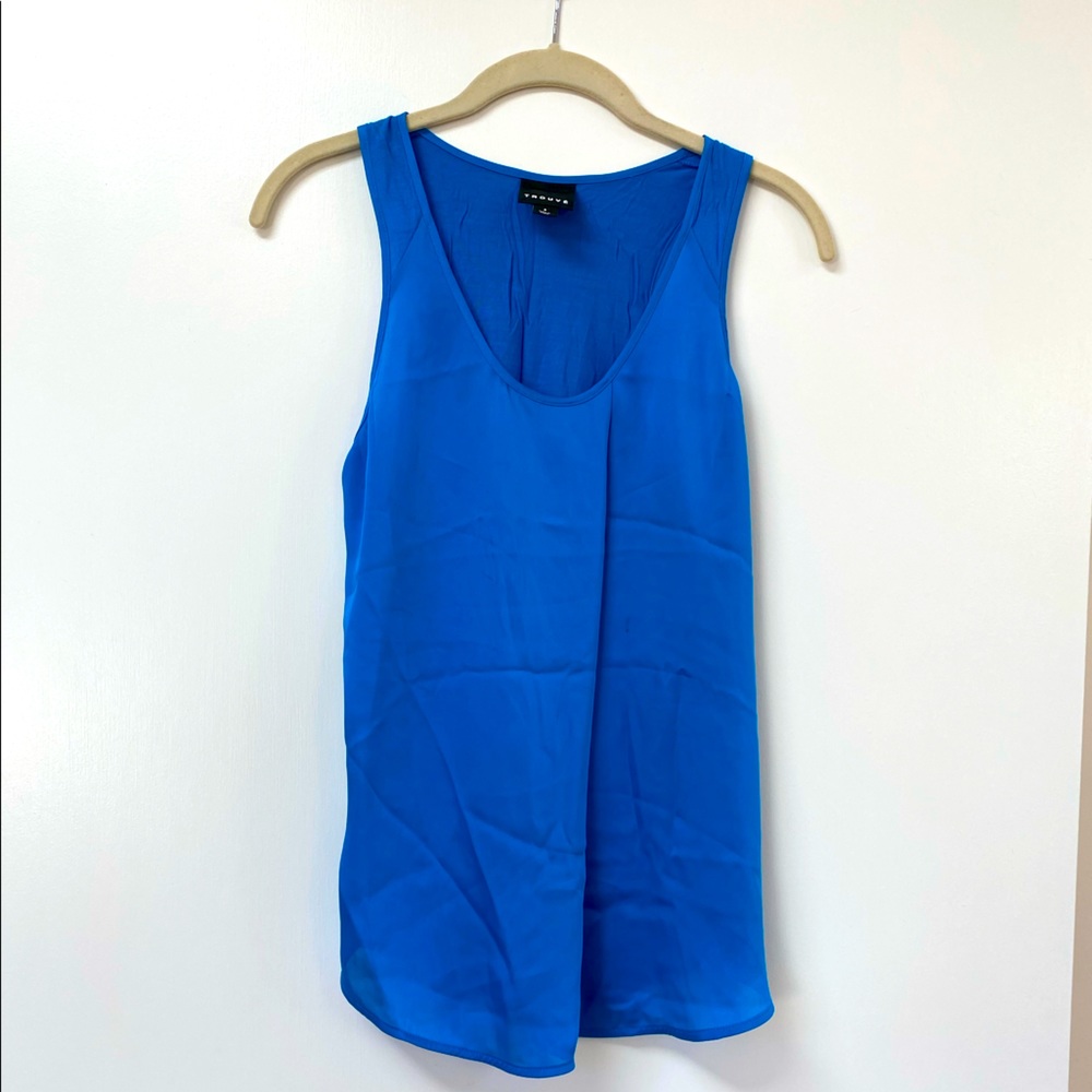 EUC Trouve bright blue sleeveless top